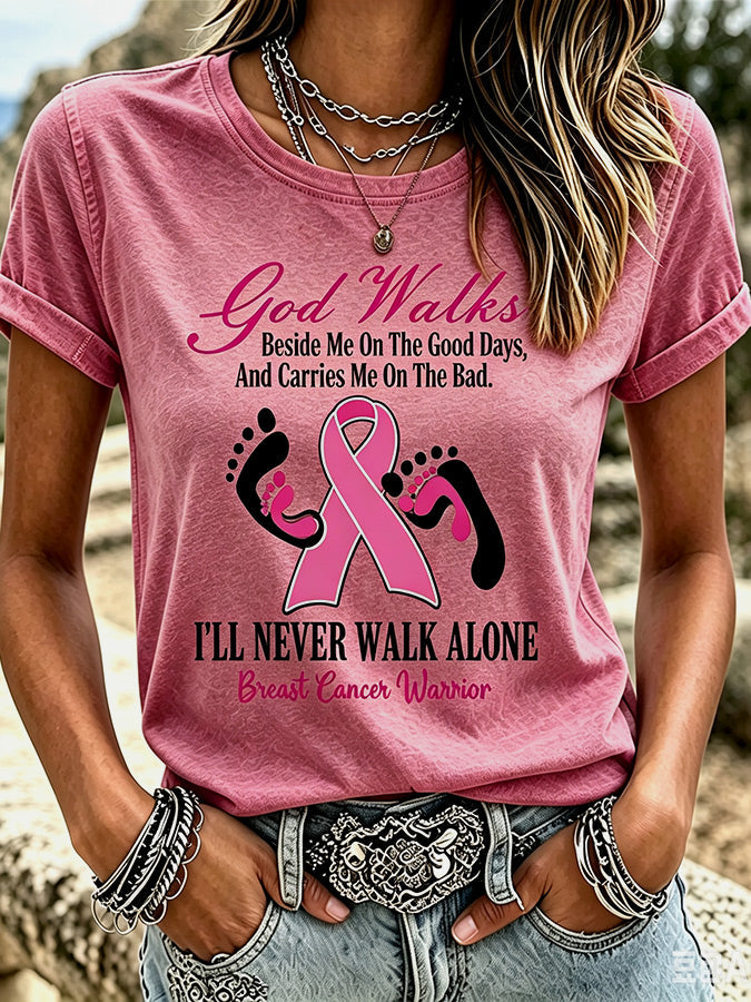 Women'S Breast Cancer Faith T-Shirt