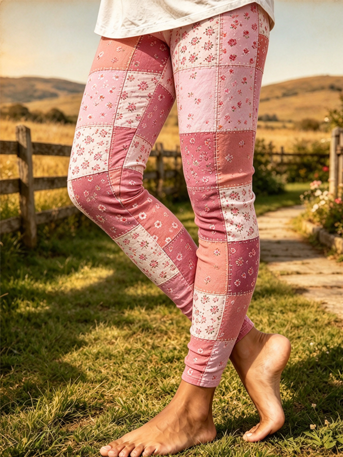 Women'S Legendary Singer Floral Print Leggings