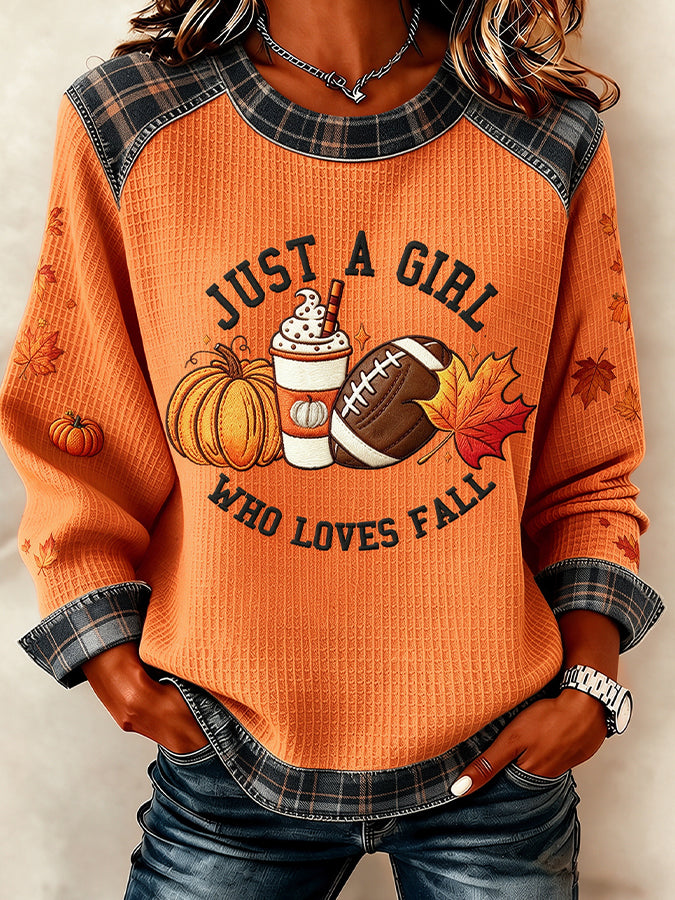 Women'S Fall Printed Casual Long Sleeved Shirt