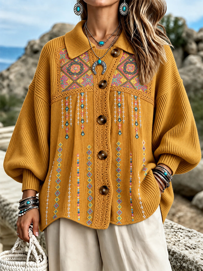 Ladies' Casual Western Sweater