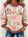 Women's Countryside Song Commerical Printed Sweatshirt