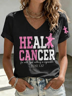 Women's Breast Cancer Awareness  Print T-shirt
