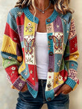 Women's Tennessee Quilting & Patchwork knit cardigan