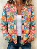 Women's Butterfly Art Design Knight Cardigan