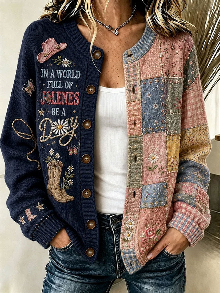 Women's Pink Witch Knitted Cardigan