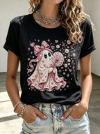 Women'S Breast Cancer Promotion Printed Casual T-Shirt