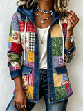 Women'S Casual Floral Print Jacket