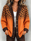 Women'S Retro Leopard Print Jacket