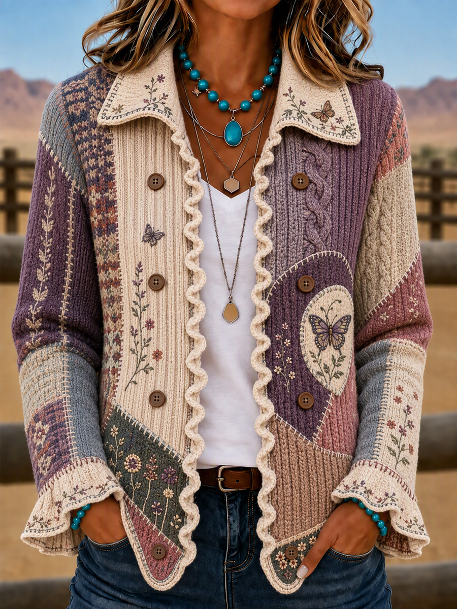 Women's Patchwork Art Shirt