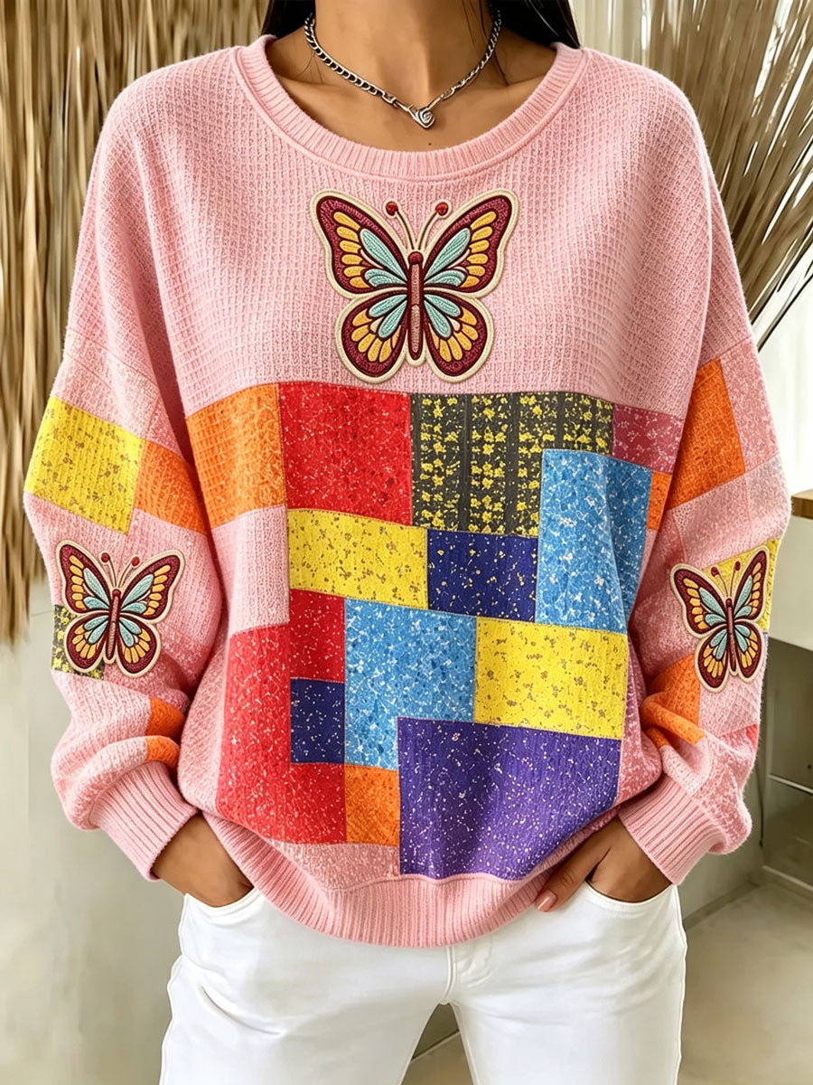 Women's Casual Commemorative Printed Long-Sleeved Top