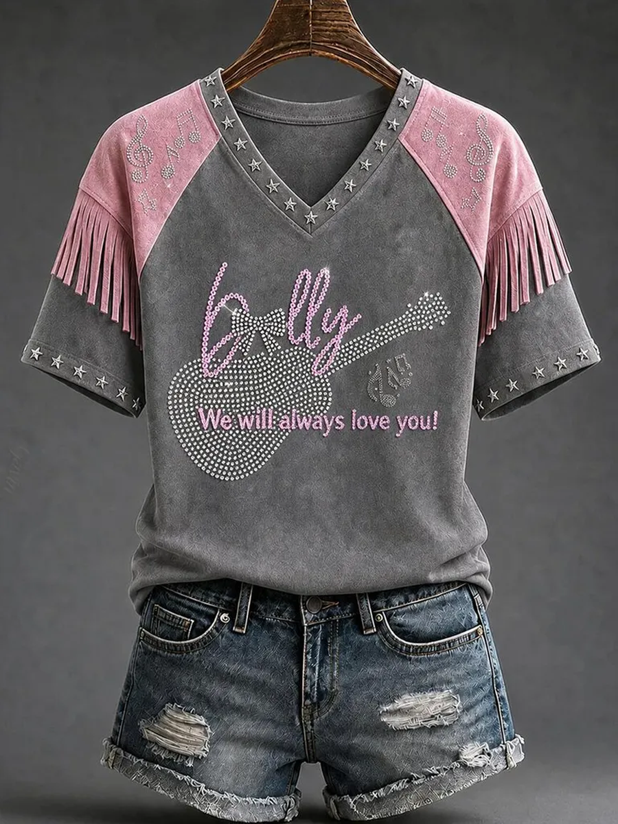 Women'S Country Legend Singer Tribute T-Shirt