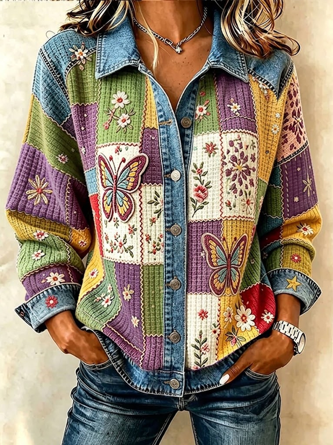 Women'S Legendary Female Country Singer Cotton Collar Waffle Shirt