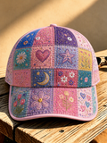 Retro Commemorative Printed Washed Hat
