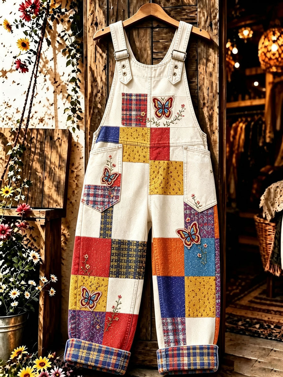 Women's Casual Printed Overalls