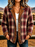 Women'S Western Style Sub Patterned Casual Top