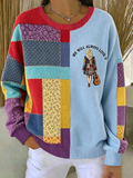 Women's Country Music Lover We Will Always Love U 925 Printed Sweatshirt