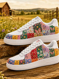 Unisex  Floral Butterfly Pattern Casual Sports Shoes