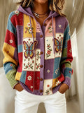 Women's Tennessee Quilting & Patchwork knit cardigan