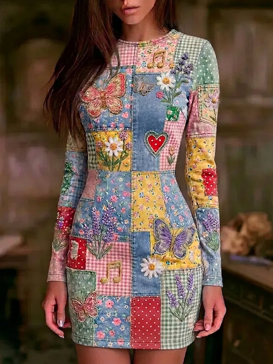 Women'S Legendary Singer Commemorative Printed Dress
