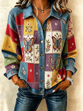 Women'S Legendary Female Country Singer Cotton Collar Waffle Shirt