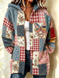 Women'S Butterfly Pattern Casual Sweater Long Cardigan