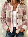 Women's Tennessee Country-Style Patchwork sweater cardigan