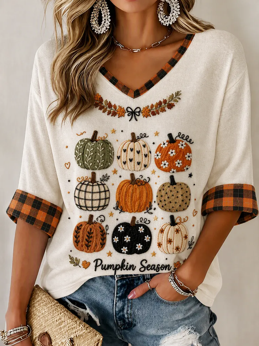 Women's Autumn Fall Printed Top