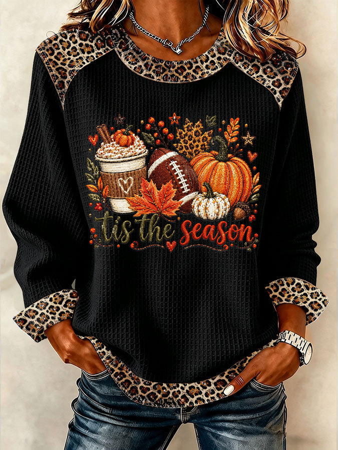 Women'S Autumn Printed Casual Long Sleeved Shirt