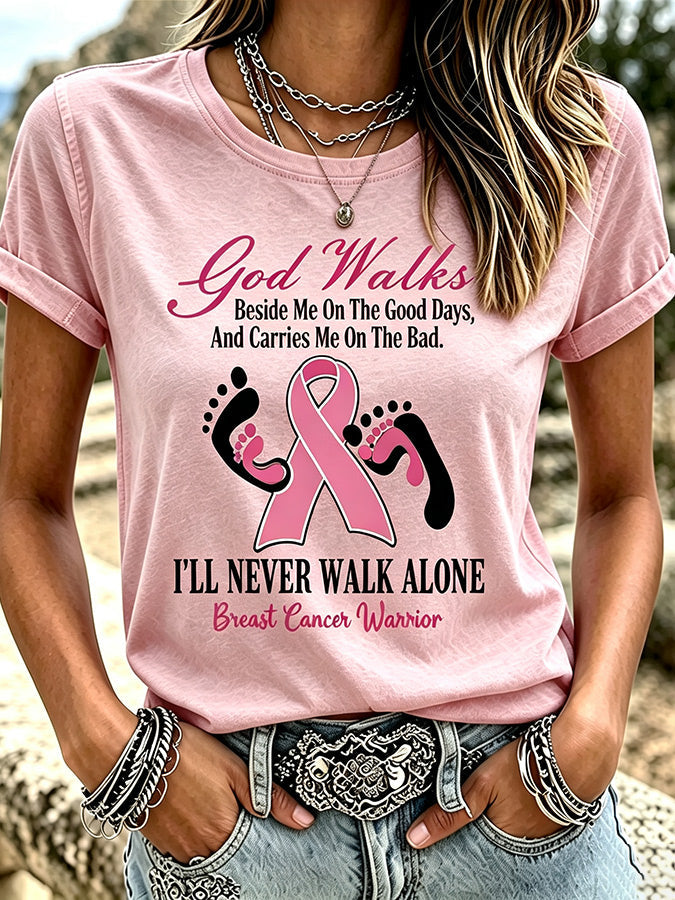 Women'S Breast Cancer Faith T-Shirt