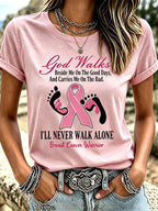Women'S Breast Cancer Faith T-Shirt
