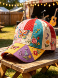 Unisex Butterfly Art Design Print Baseball Cap