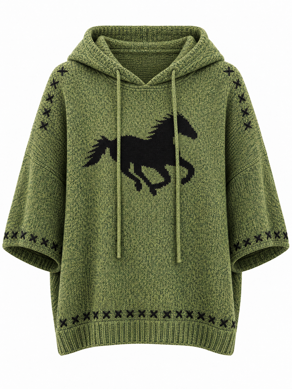 Women's Western Retro Style Animal Printed Hoodie