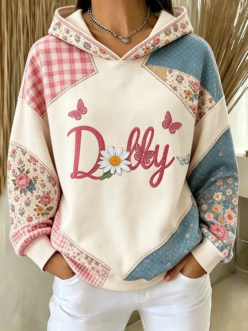 Women's Forever Our Queen of Country Print Hoodie