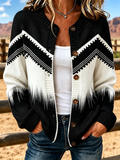 Women'S  Western Style Sweater Cardigan
