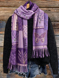 Ladies' Floral Patterned Autumn And Winter Scarf