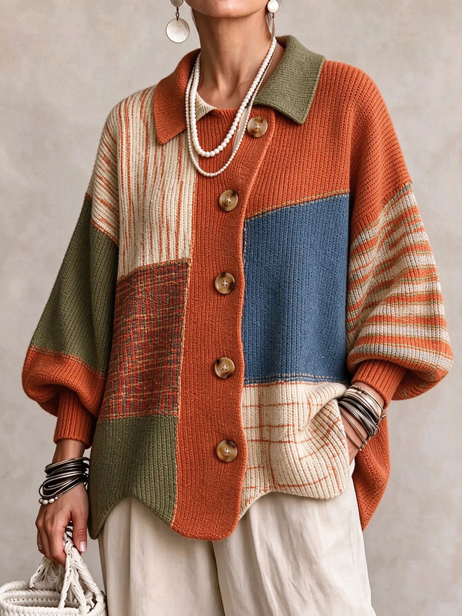 Women'S Striped Gradient Casual Sweater