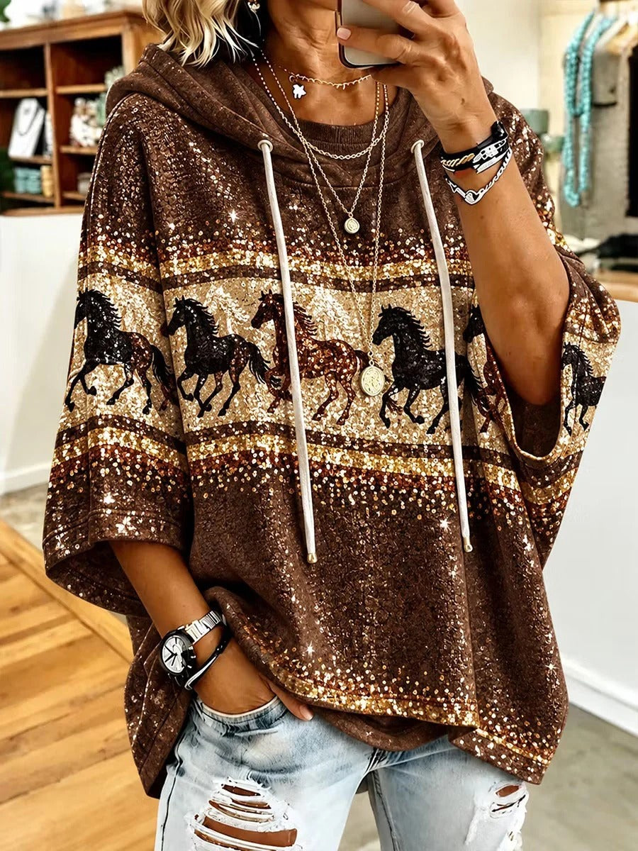 Women's Xima Printed Hoodie