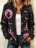 Women'S Halloween Witch V-Neck T-Shirt