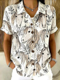 Women's Western Style Horse Printed Shirt