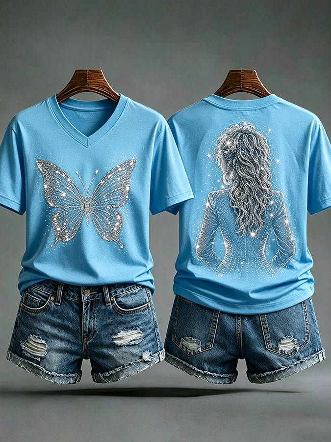 Women's  Commemorative Printed  T-Shirt