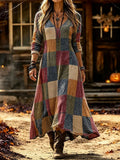 Women's Fall Pattern Casual Dress