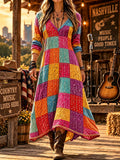 Women'S Patchwork Art Dress