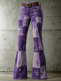 Women's Floral Pattern Jeans